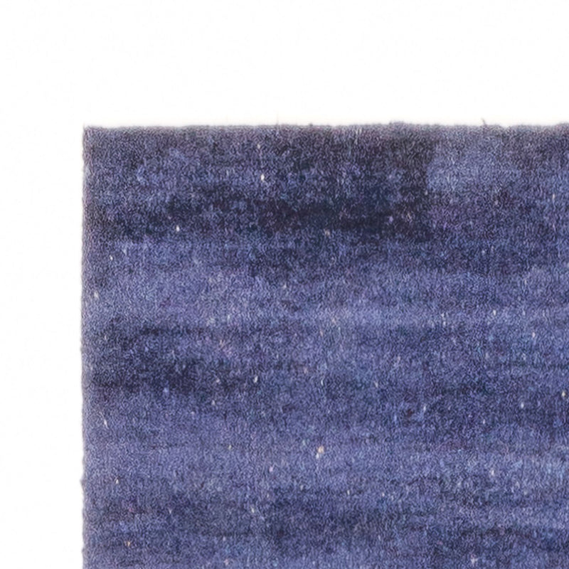Tapis de couloir Tapis Gabbeh - Indus - 300 x 80 cm - bleu