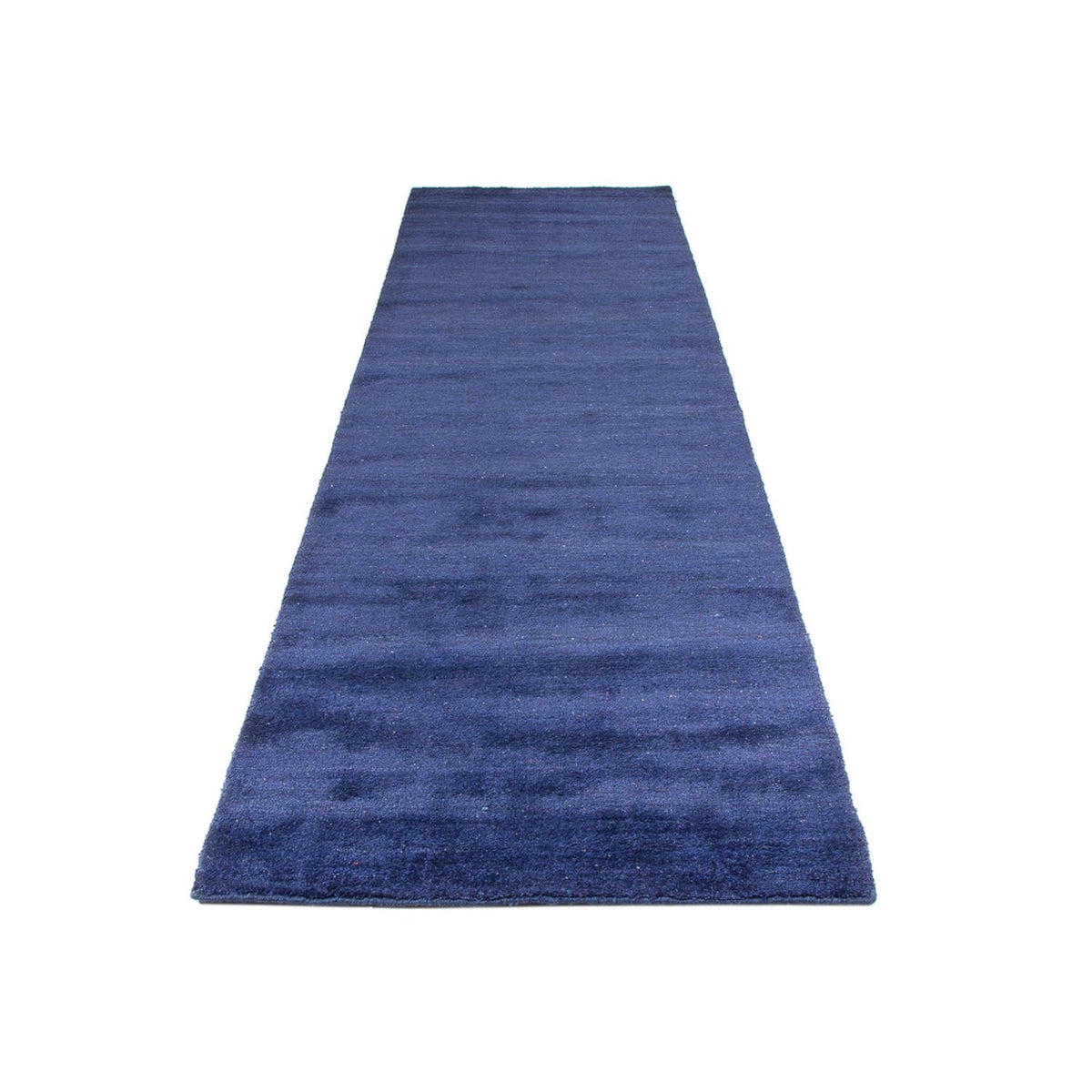 Tapis de couloir Tapis Gabbeh - Indus - 300 x 80 cm - bleu