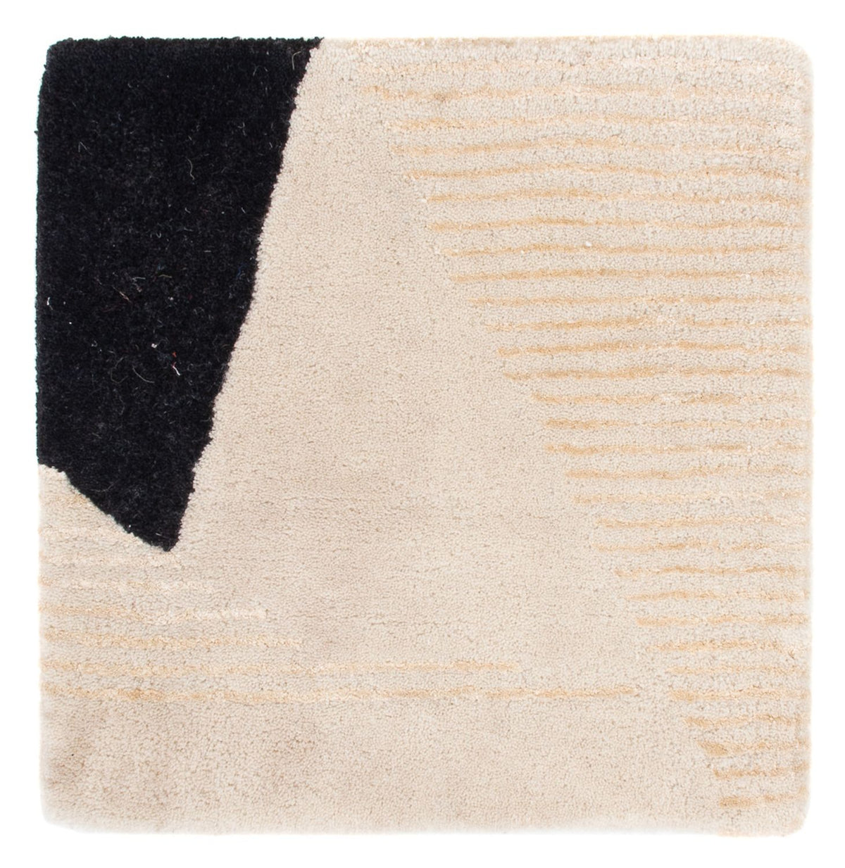 Tapis en laine - 40 x 40 cm - multicolore