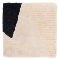 Tapis en laine - 40 x 40 cm - multicolore