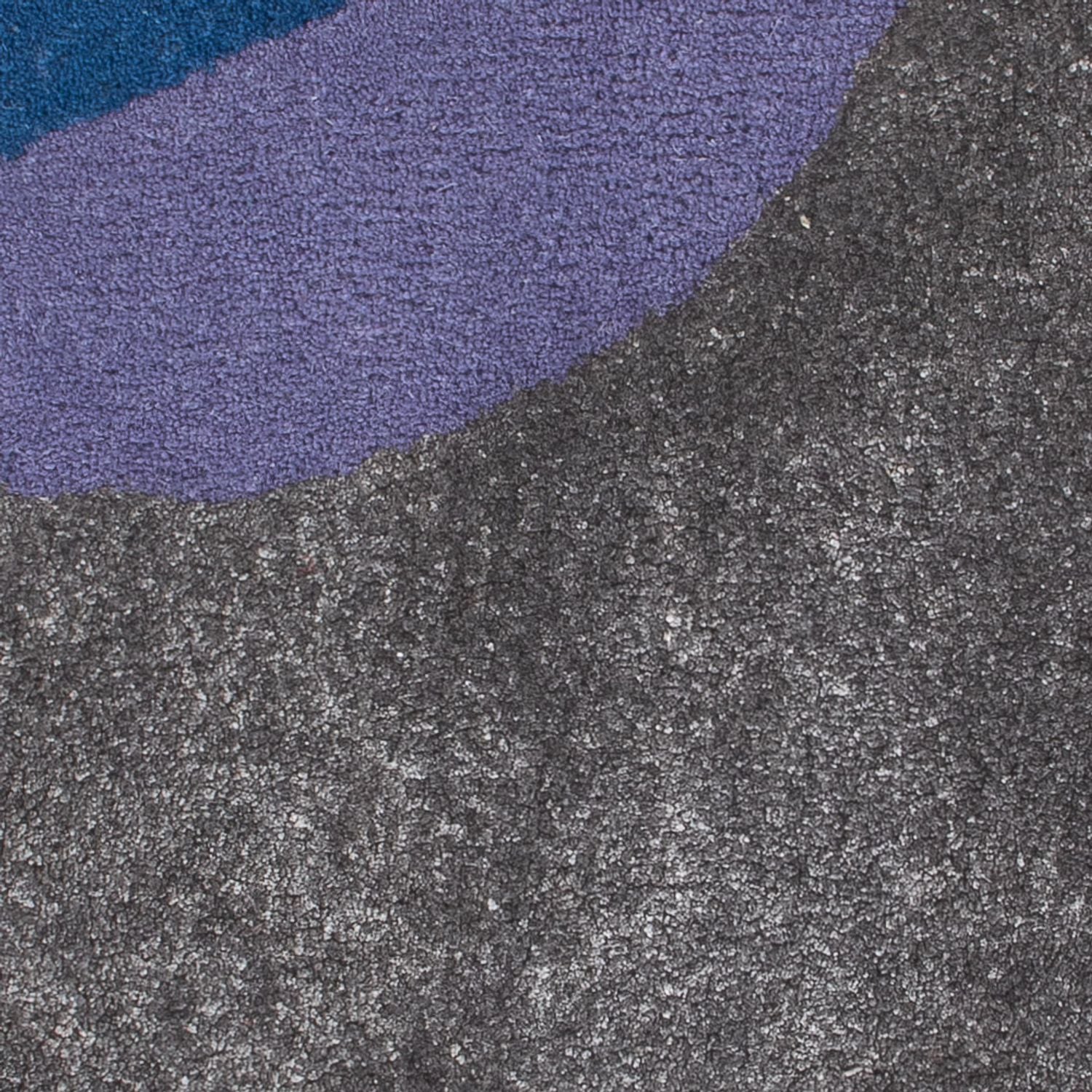 Tapis en laine carré  - 63 x 62 cm - multicolore
