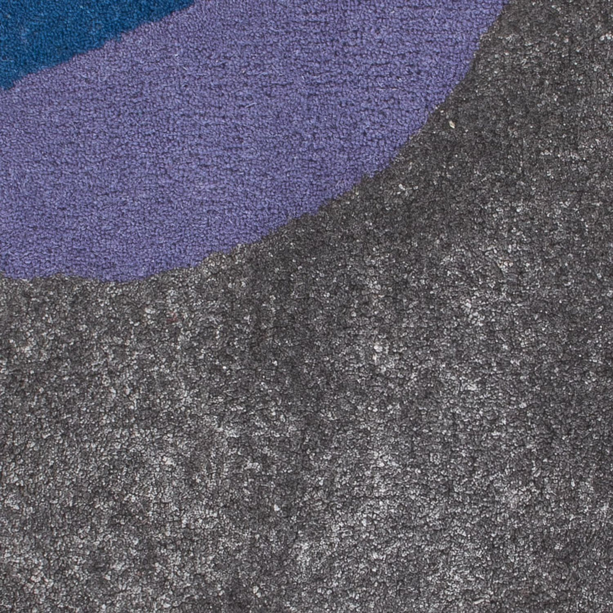 Tapis en laine carré  - 63 x 62 cm - multicolore