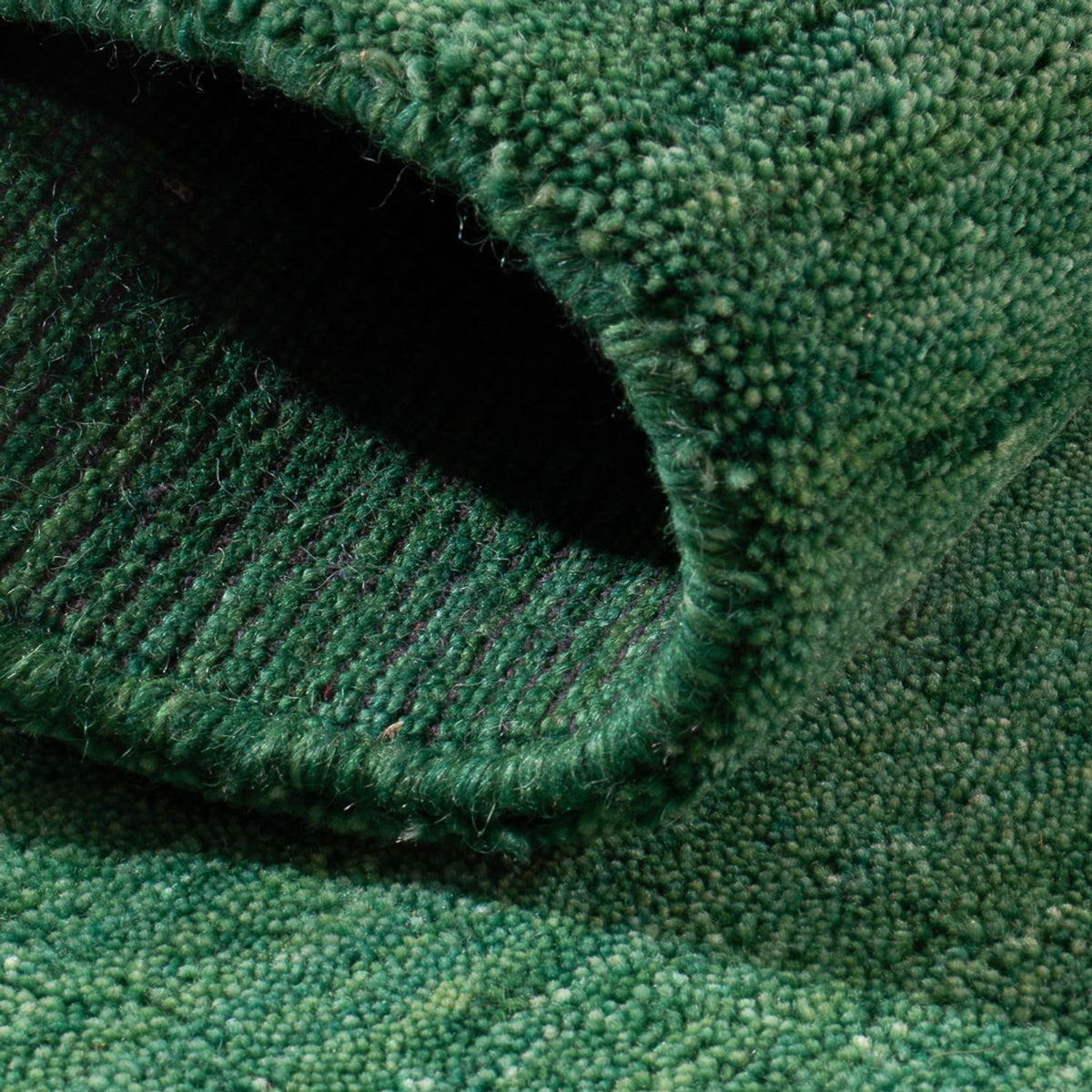 Tapis Gabbeh - Softy - 90 x 60 cm - vert