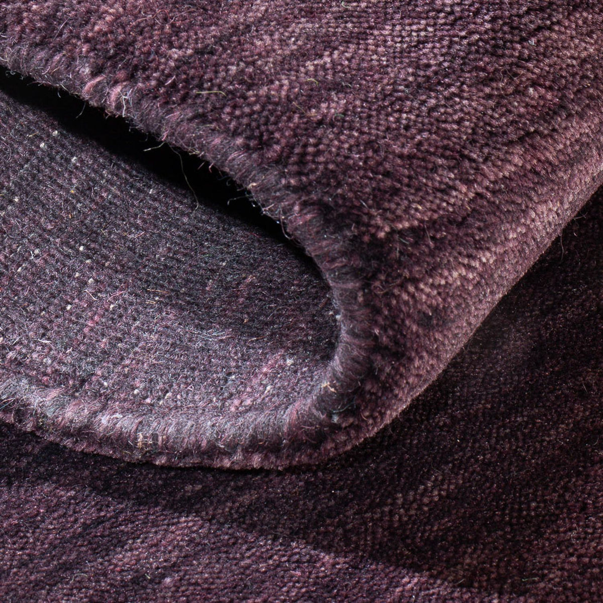 Tapis Gabbeh - Loribaft Softy - 90 x 60 cm - violet