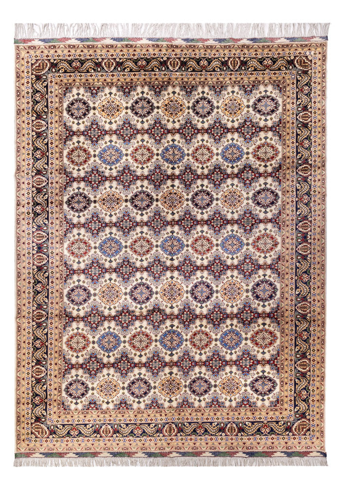 Tapis afghan - 405 x 295 cm - beige clair