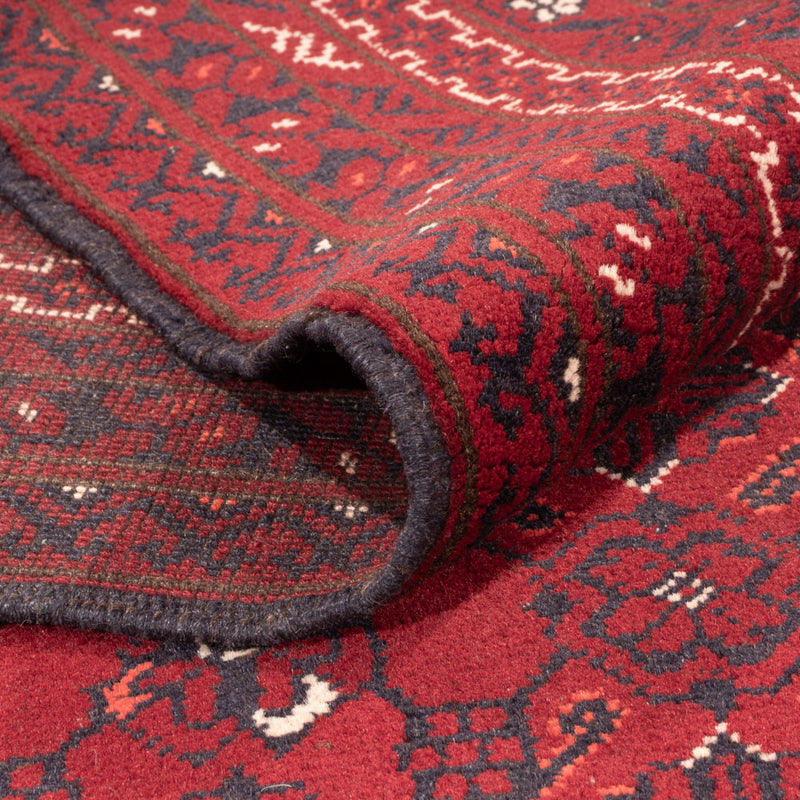 Tapis afghan - Boukhara - 281 x 193 cm - rouge