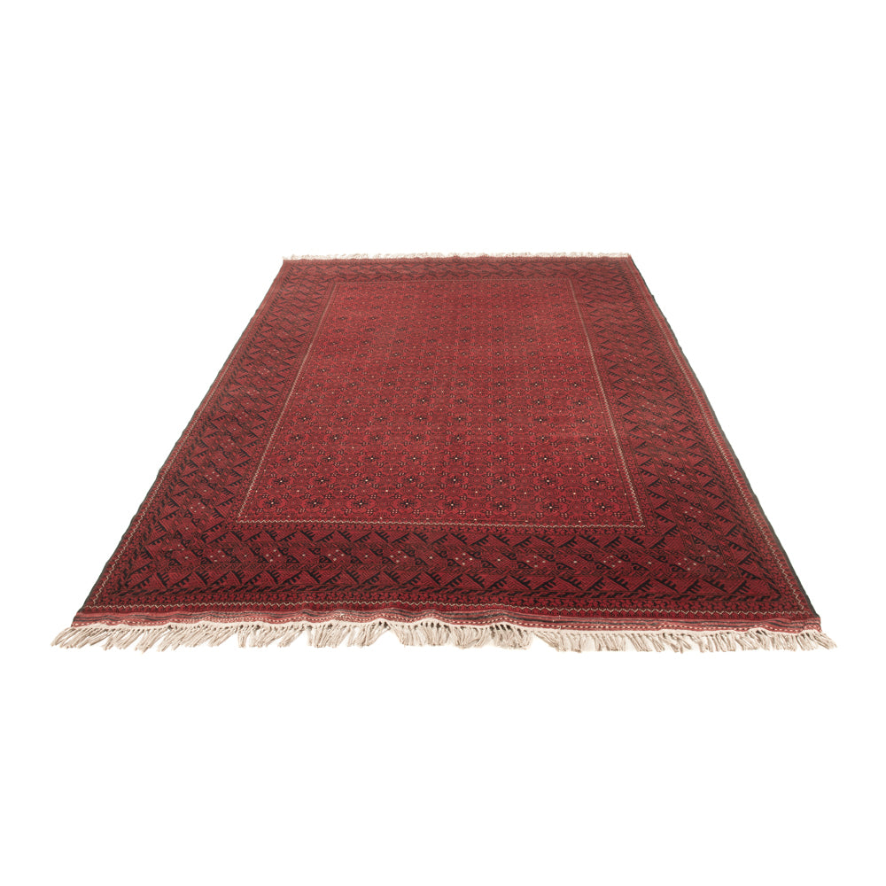 Tapis afghan - Boukhara - 294 x 195 cm - rouge