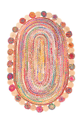 Tapis en jute - 200 x 140 cm - naturel