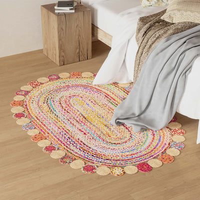 Tapis en jute - 200 x 140 cm - naturel