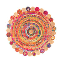 Tapis en jute - 200 x 140 cm - naturel