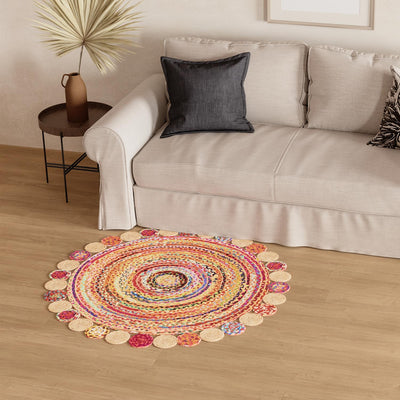 Tapis en jute - 200 x 140 cm - naturel