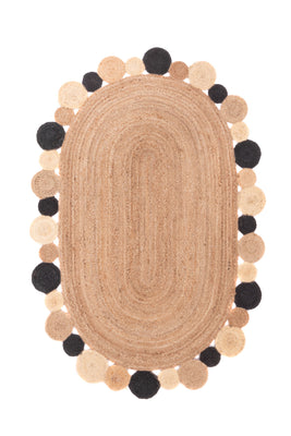 Tapis en jute - 200 x 140 cm - naturel