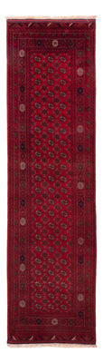 Tapis de couloir Tapis afghan - Boukhara - 296 x 78 cm - rouge