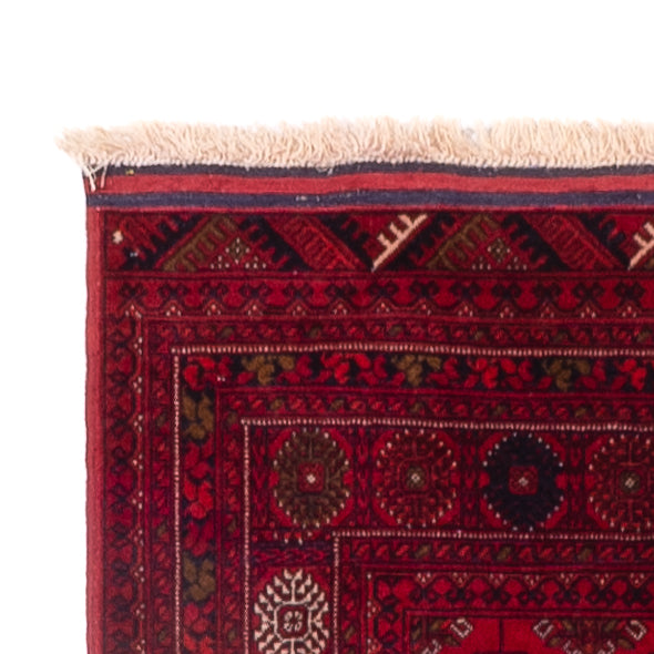 Tapis de couloir Tapis afghan - Boukhara - 296 x 78 cm - rouge