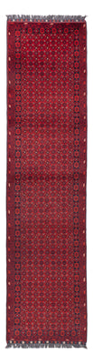 Tapis de couloir Tapis afghan - Boukhara - 332 x 76 cm - rouge