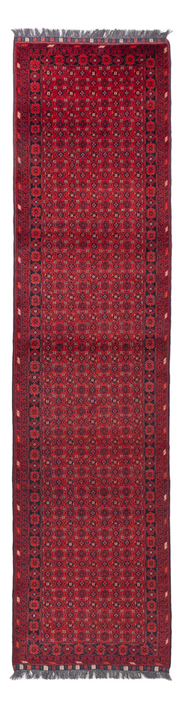 Tapis de couloir Tapis afghan - Boukhara - 332 x 76 cm - rouge
