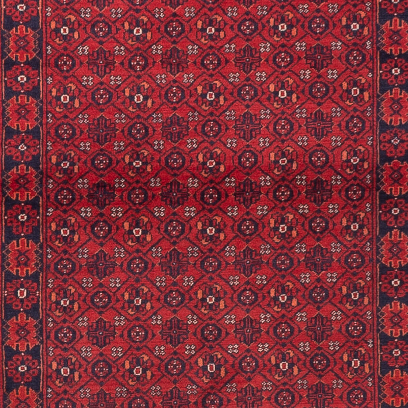 Tapis de couloir Tapis afghan - Boukhara - 332 x 76 cm - rouge