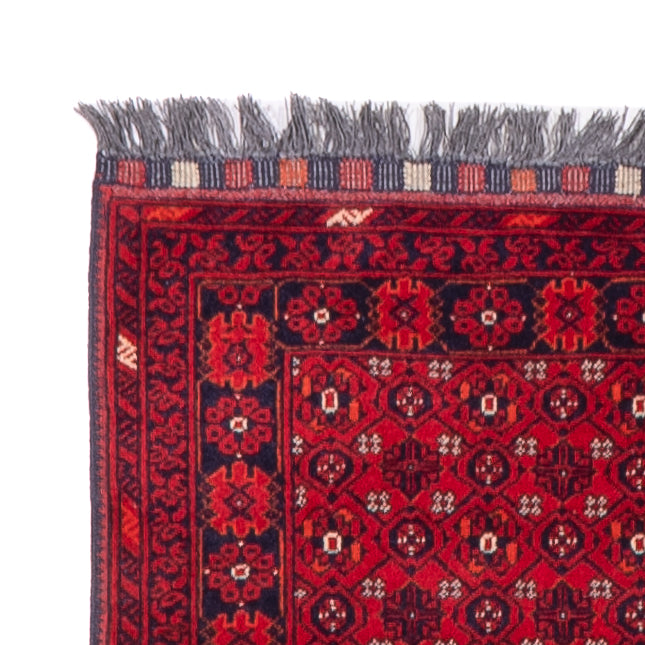 Tapis de couloir Tapis afghan - Boukhara - 332 x 76 cm - rouge