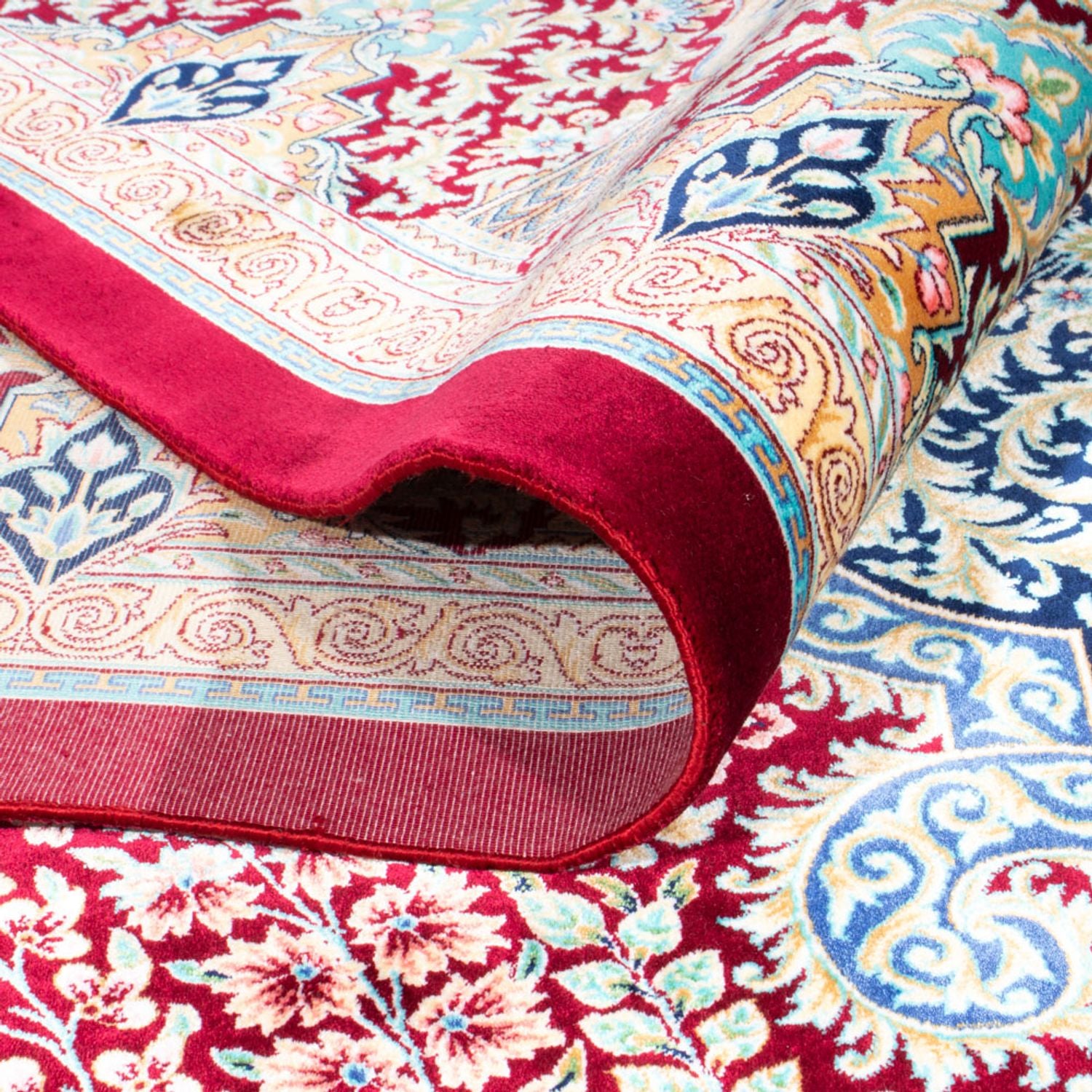 Tapis persan - Ghom - 300 x 200 cm - multicolore