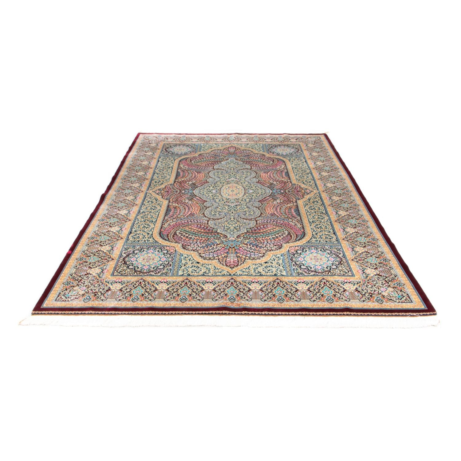 Tapis persan - Ghom - 300 x 200 cm - multicolore