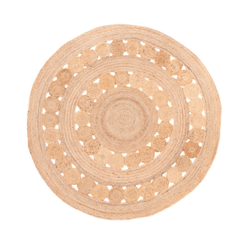 Tapis en jute Darcia - Tapis en laine
