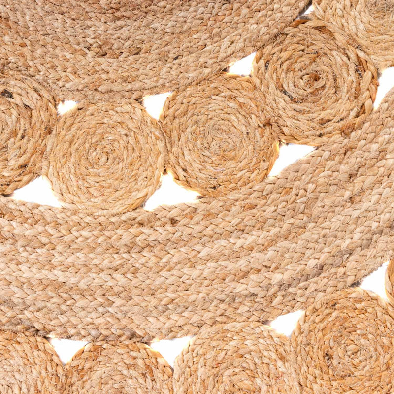 Tapis en jute Darcia - Tapis en laine