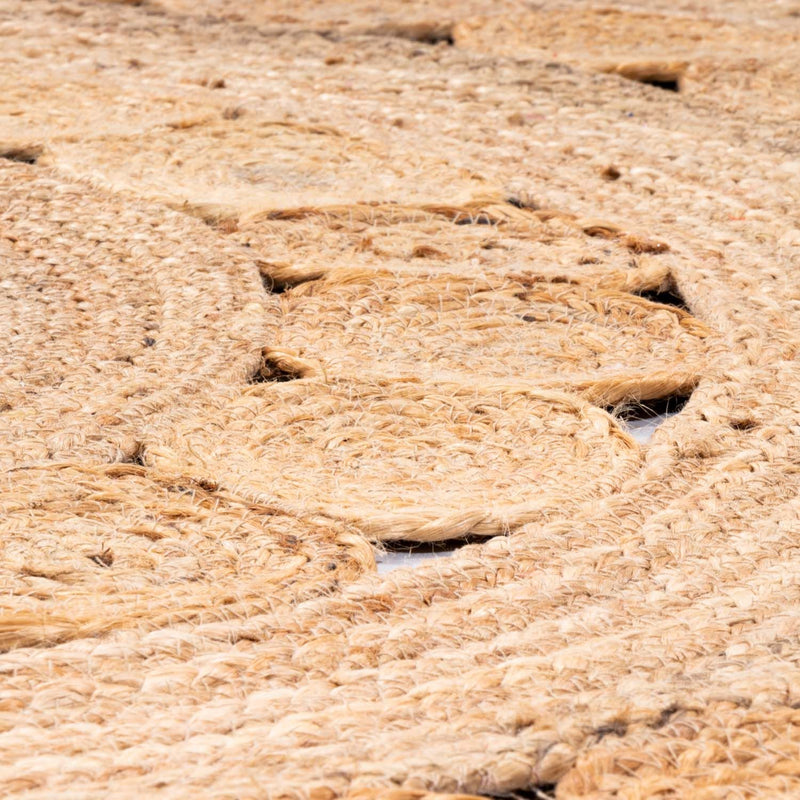 Tapis en jute Darcia - Tapis en laine