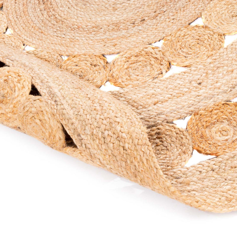 Tapis en jute Darcia - Tapis en laine