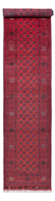 Tapis de couloir Tapis afghan - Boukhara - 479 x 89 cm - rouge
