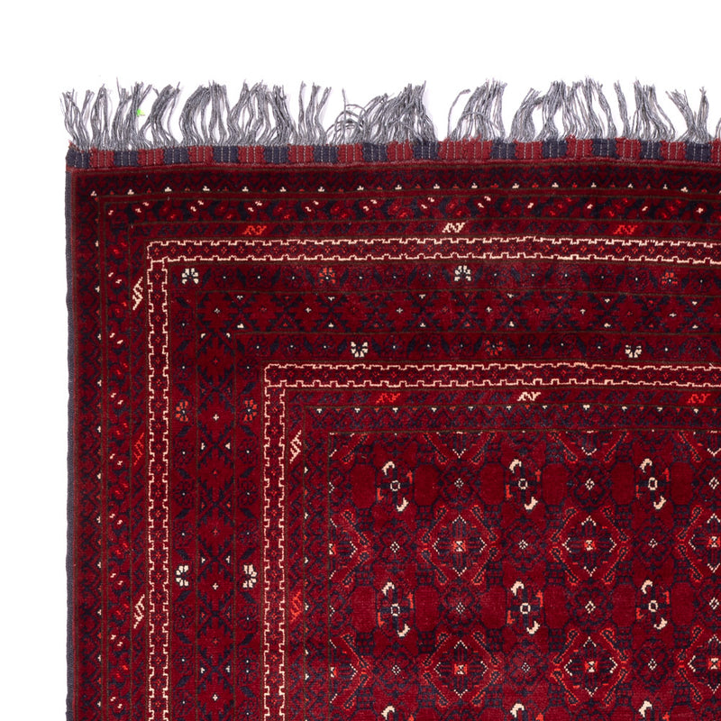 Tapis afghan - Boukhara - 284 x 195 cm - rouge
