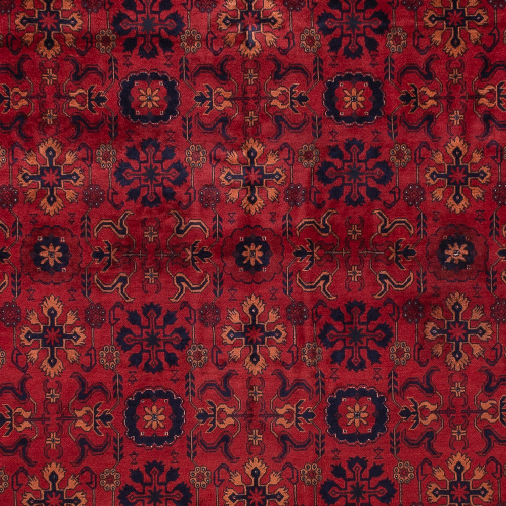 Tapis afghan - 350 x 256 cm - rouge