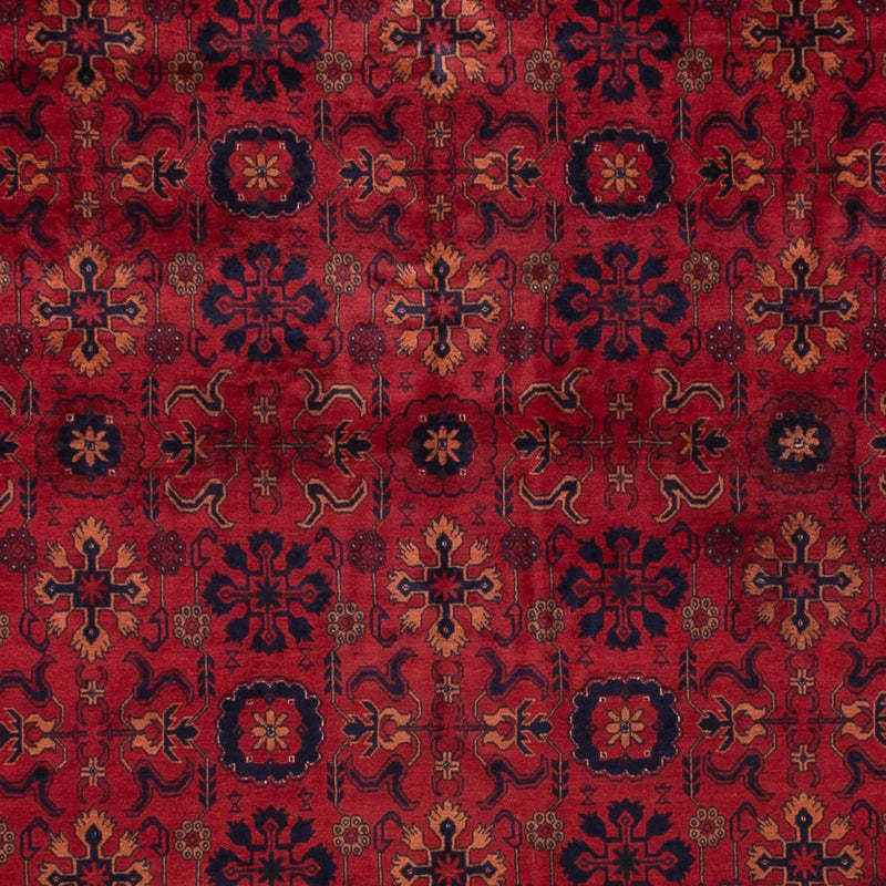 Tapis afghan - 350 x 256 cm - rouge