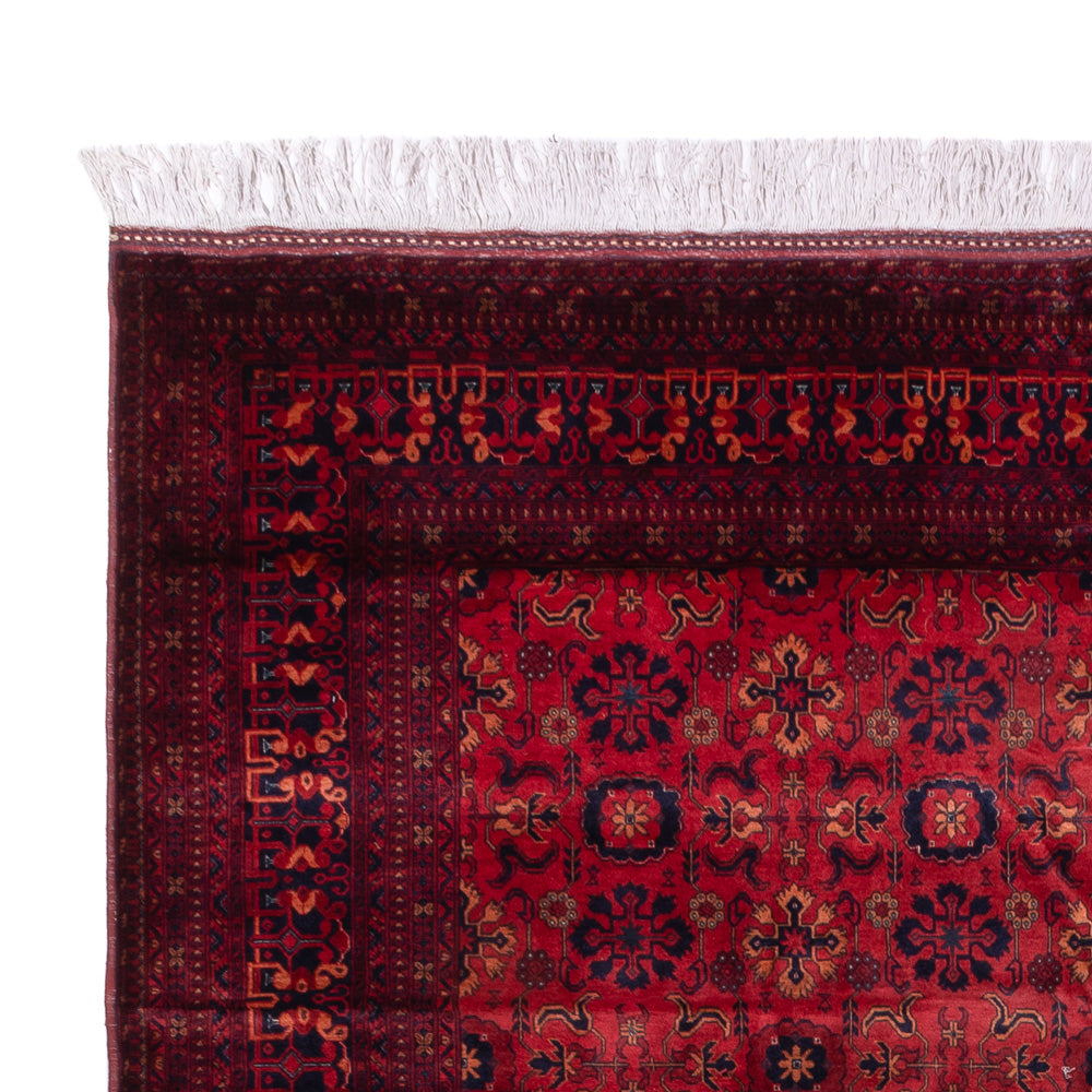 Tapis afghan - 350 x 256 cm - rouge