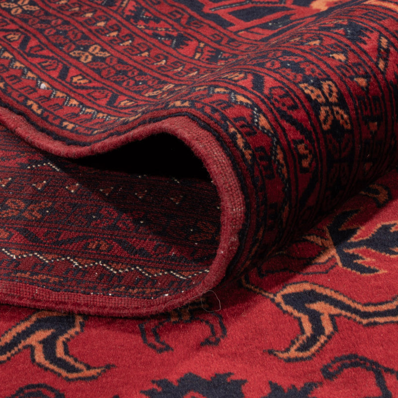 Tapis afghan - 350 x 256 cm - rouge