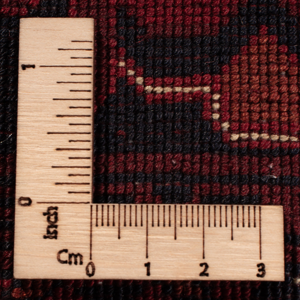 Tapis afghan - 350 x 256 cm - rouge