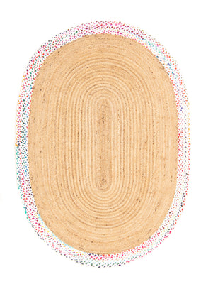 Tapis en jute - 200 x 140 cm - naturel