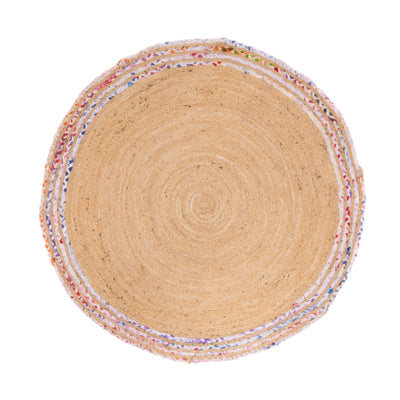 Tapis en jute - 200 x 140 cm - naturel