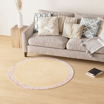 Tapis en jute - 200 x 140 cm - naturel