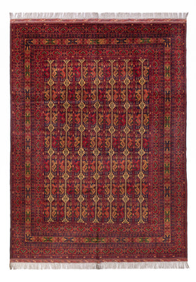 Tapis afghan - 353 x 254 cm - rouille