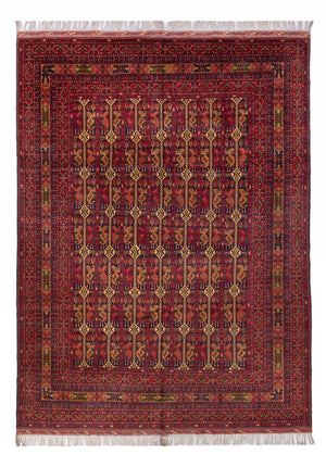 Tapis afghan - 353 x 254 cm - rouille