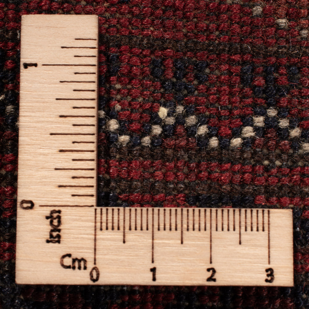 Tapis afghan - Boukhara - 334 x 252 cm - rouge foncé