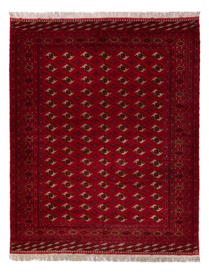 Tapis afghan - Boukhara - 382 x 300 cm - rouge