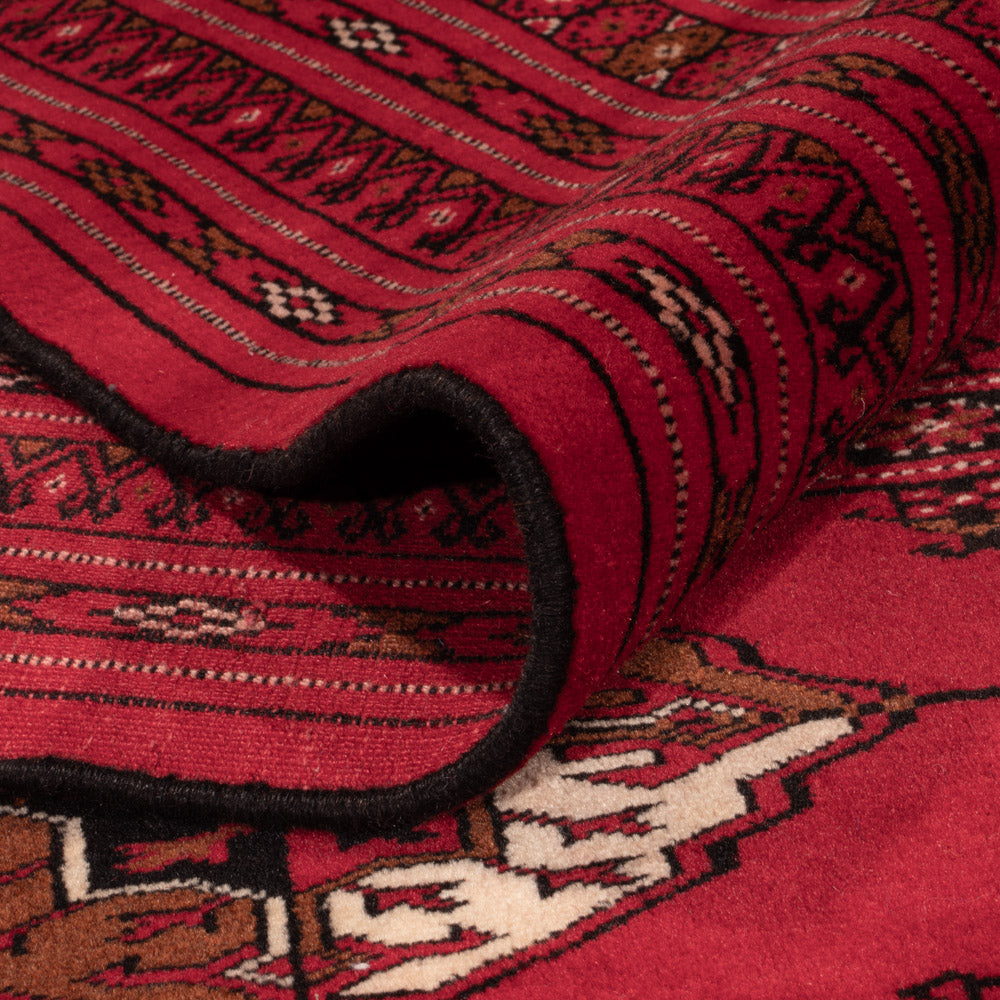 Tapis afghan - Boukhara - 382 x 300 cm - rouge