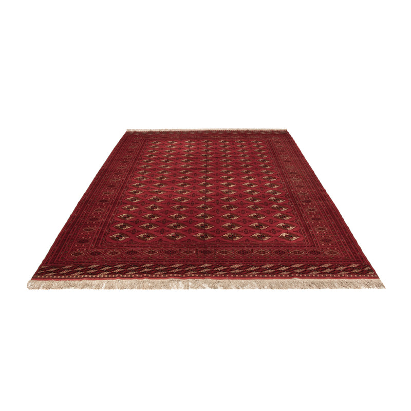 Tapis afghan - Boukhara - 382 x 300 cm - rouge