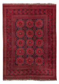 Tapis afghan - 335 x 240 cm - rouge