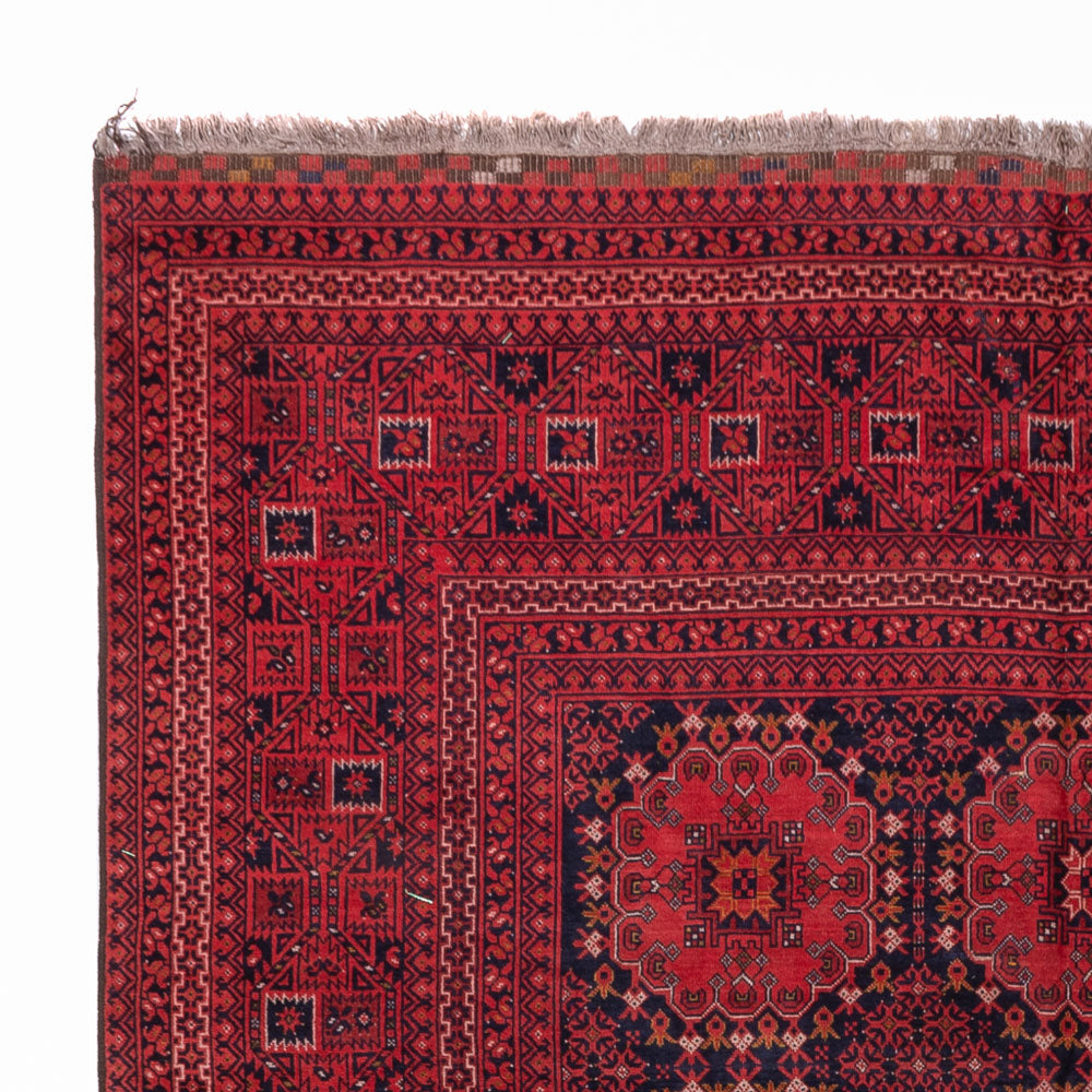 Tapis afghan - 335 x 240 cm - rouge