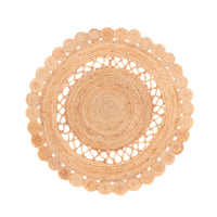 Tapis en jute - 200 x 140 cm - naturel