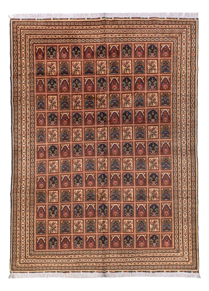 Tapis afghan - 339 x 240 cm - beige foncé
