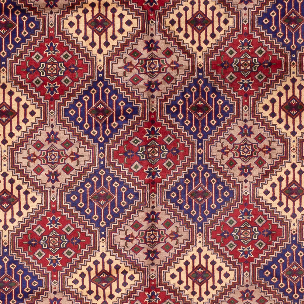 Tapis de couloir Tapis afghan - 403 x 296 cm - beige foncé