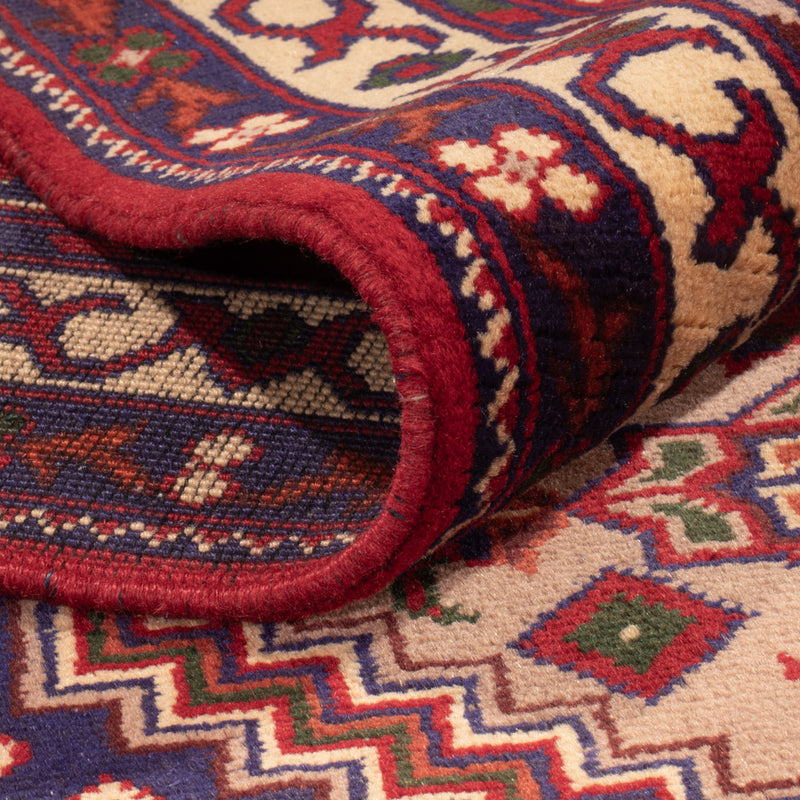 Tapis de couloir Tapis afghan - 403 x 296 cm - beige foncé